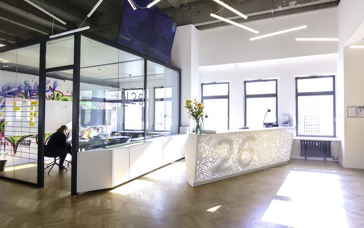 Smartphone-Bank N26, das Büro in Berlin